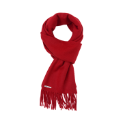 Suare women cashmere 100 daily muffler lip red