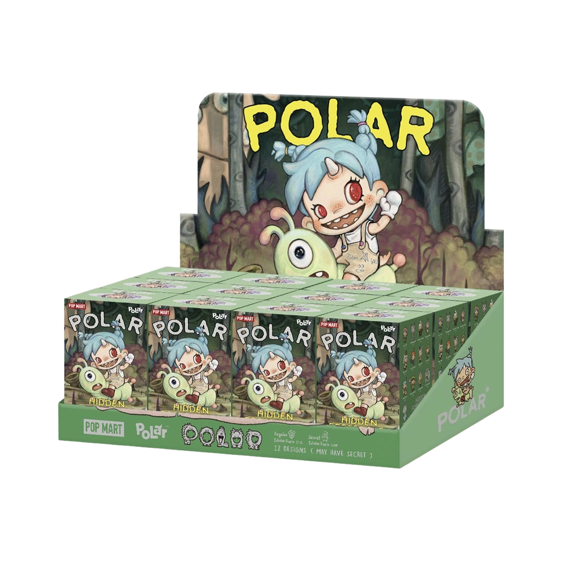 - Pop Mart Polar-Season 2 Hidden Forest Path Series Figures Sealed Case (12 Blind Boxes)