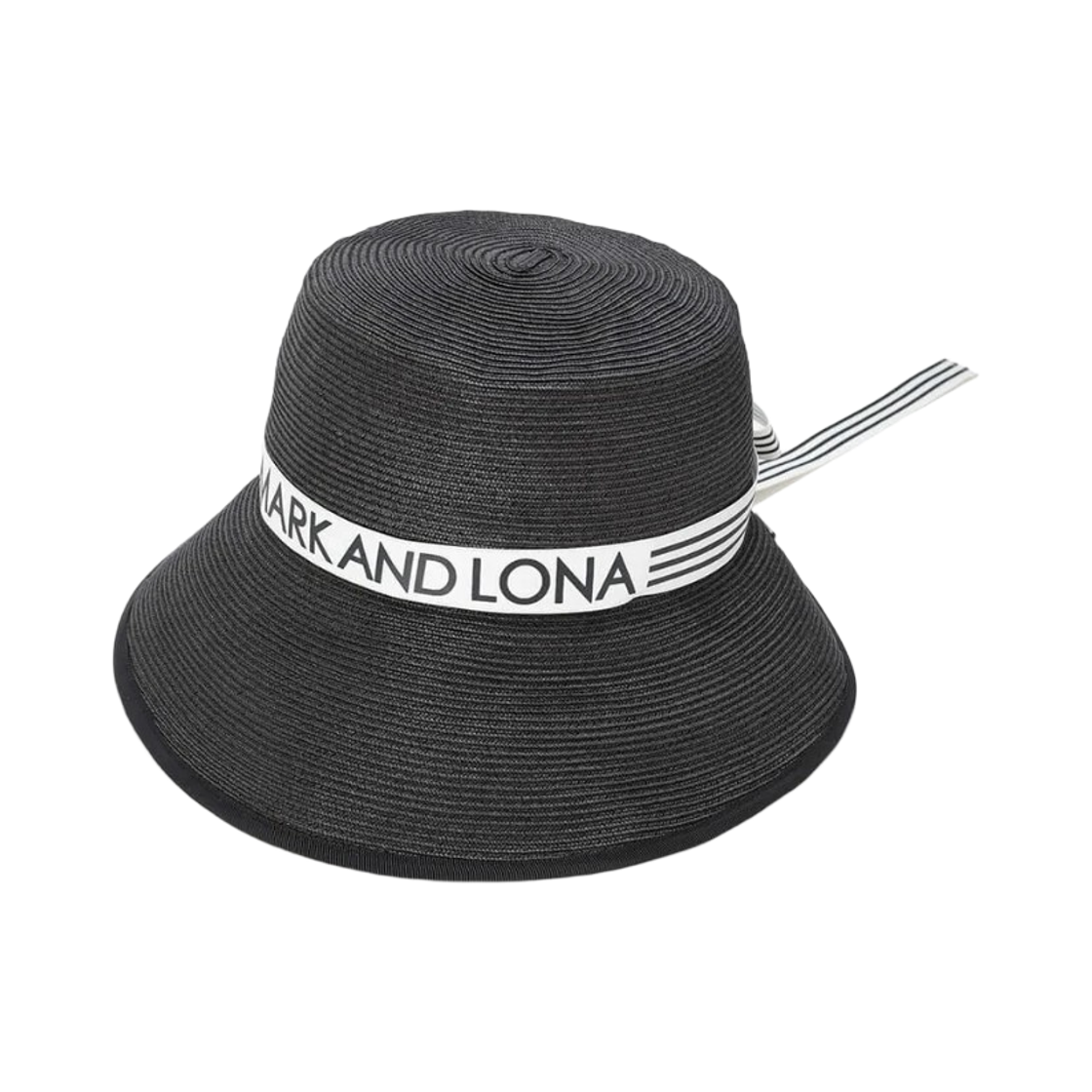 MXF-5A-FC03 (W) Mark & Lona Serene Raffia Hat Black