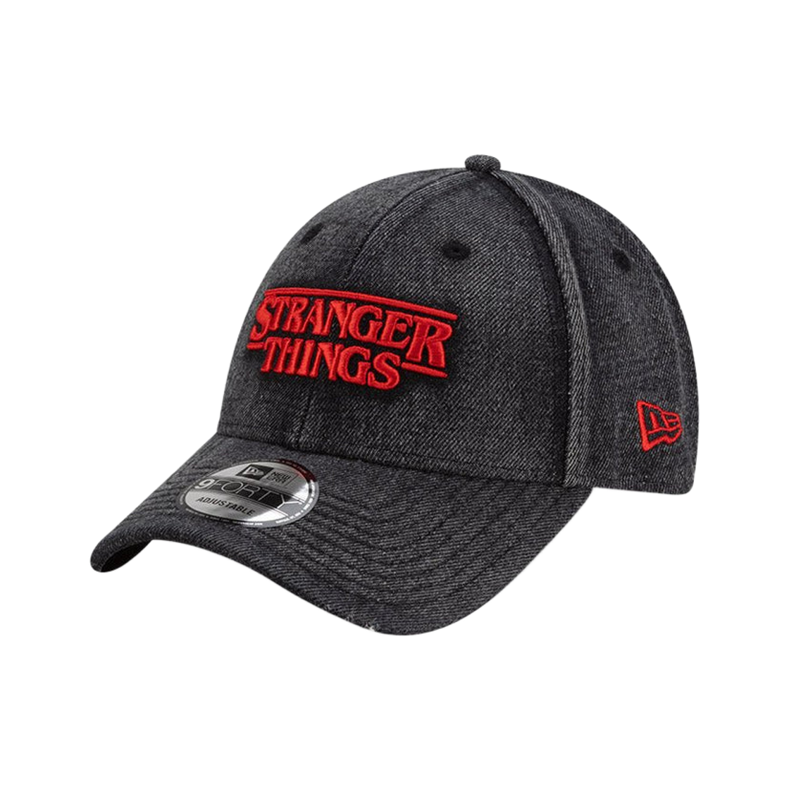 뉴에라 x 기묘한 이야기 9포티 캡 블랙(New Era x Stranger Things 9Forty Cap Black)