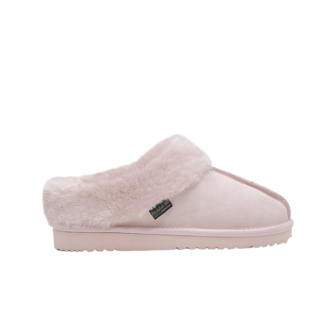(W) 락피쉬웨더웨어 오리지널 윈터 퍼 뮬 핑크((W) Rockfishweatherwear Original Winter Fur Mules Pink)