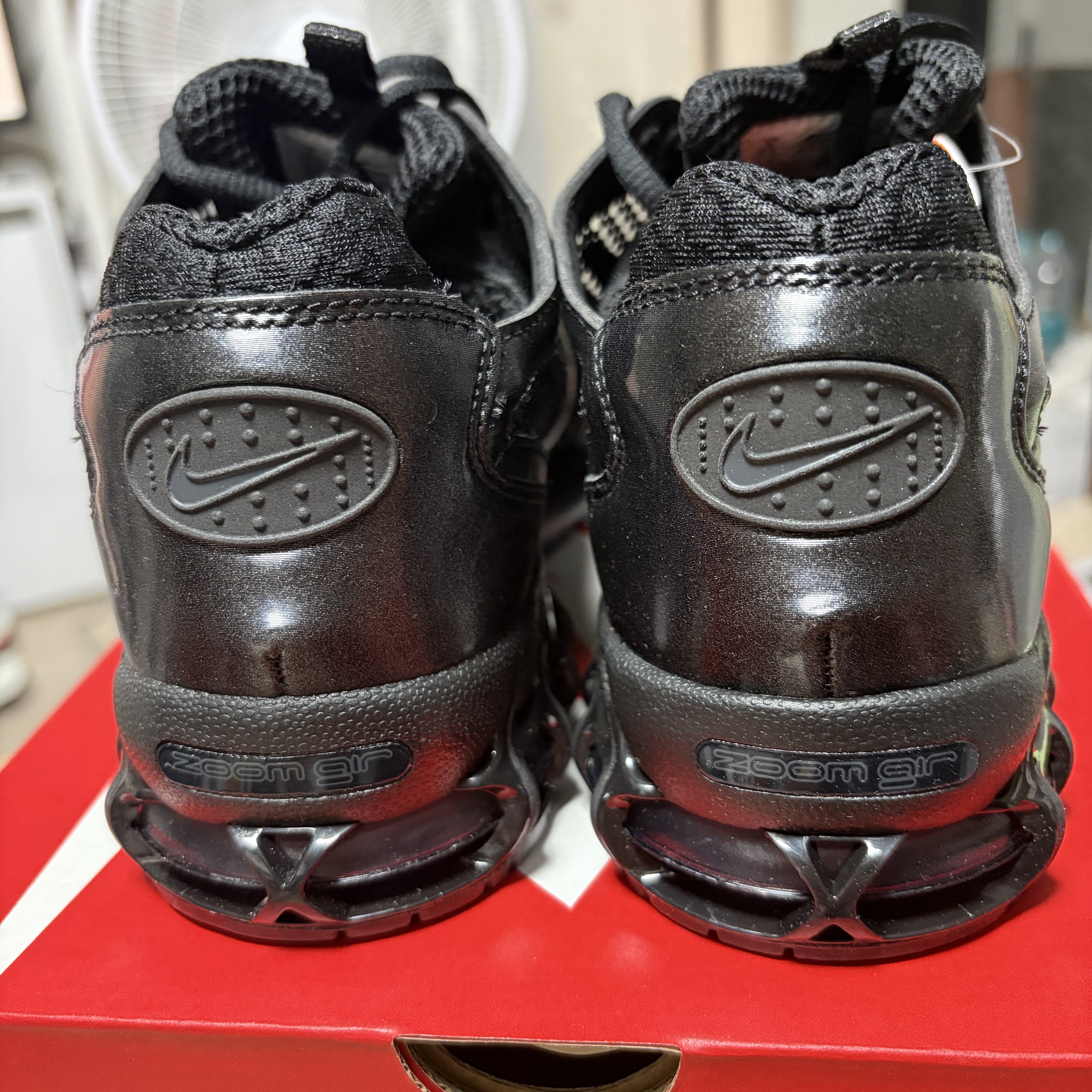 Nike Air Zoom Spiridon Cage 2 Black Anthracite 착용 스타일 - 5