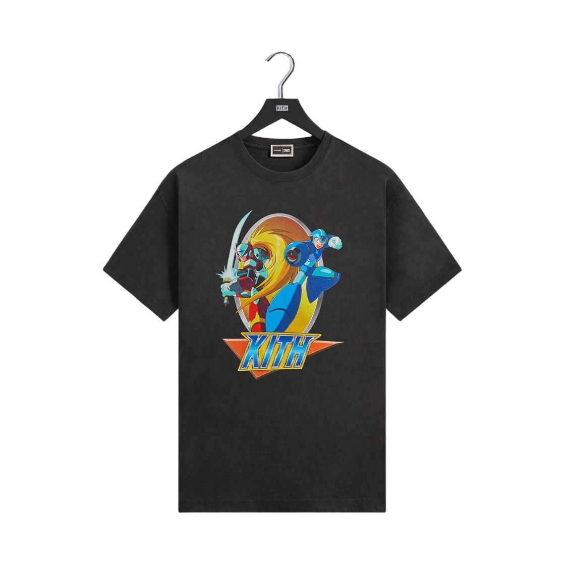 키스 x 캡콤 메가맨 빈티지 티셔츠 블랙(Kith x Capcom Mega Man Vintage T-Shirt Black) - 1