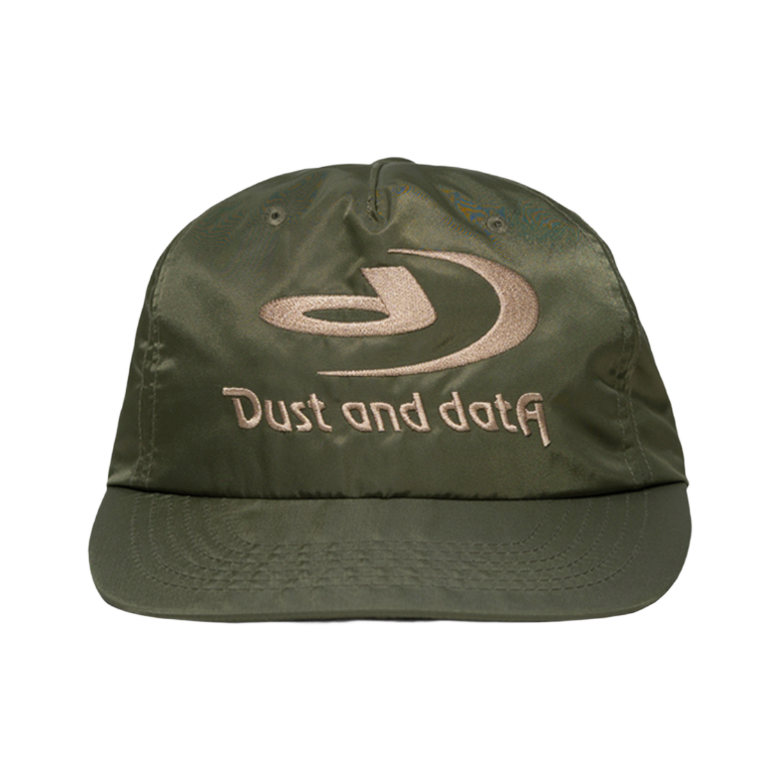 더스트앤데이터 코어 로고 나일론 캡 올리브(Dust and Data Core Logo Nylon Cap Olive)