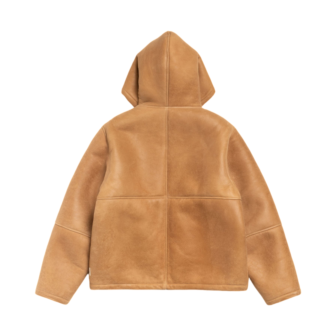 스투시 셔링 후드 자켓 탄(Stussy Shearling Hooded Jacket Tan) - 2