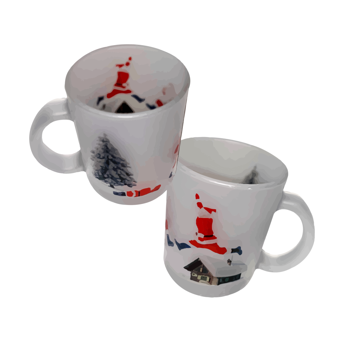 ylwmug242993 [3% 포인트 적립] you like what Snowhouse Santa Glass Mug (Matte)