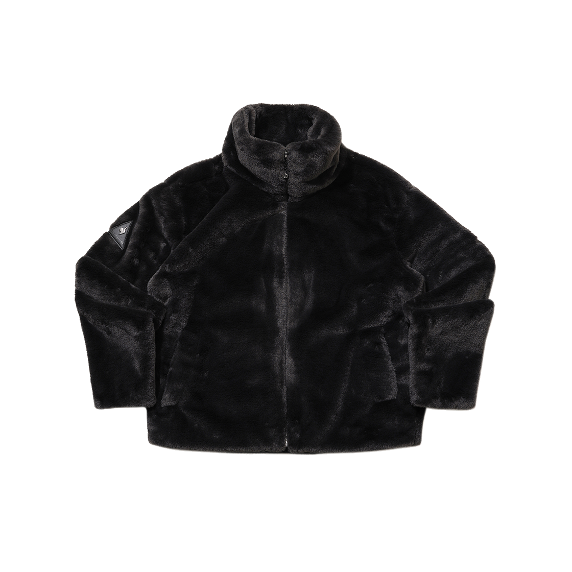 QQ422OJKO2_BLK0 le coq sportif Women's Loose-Fit Zero-Fur Jacket Black