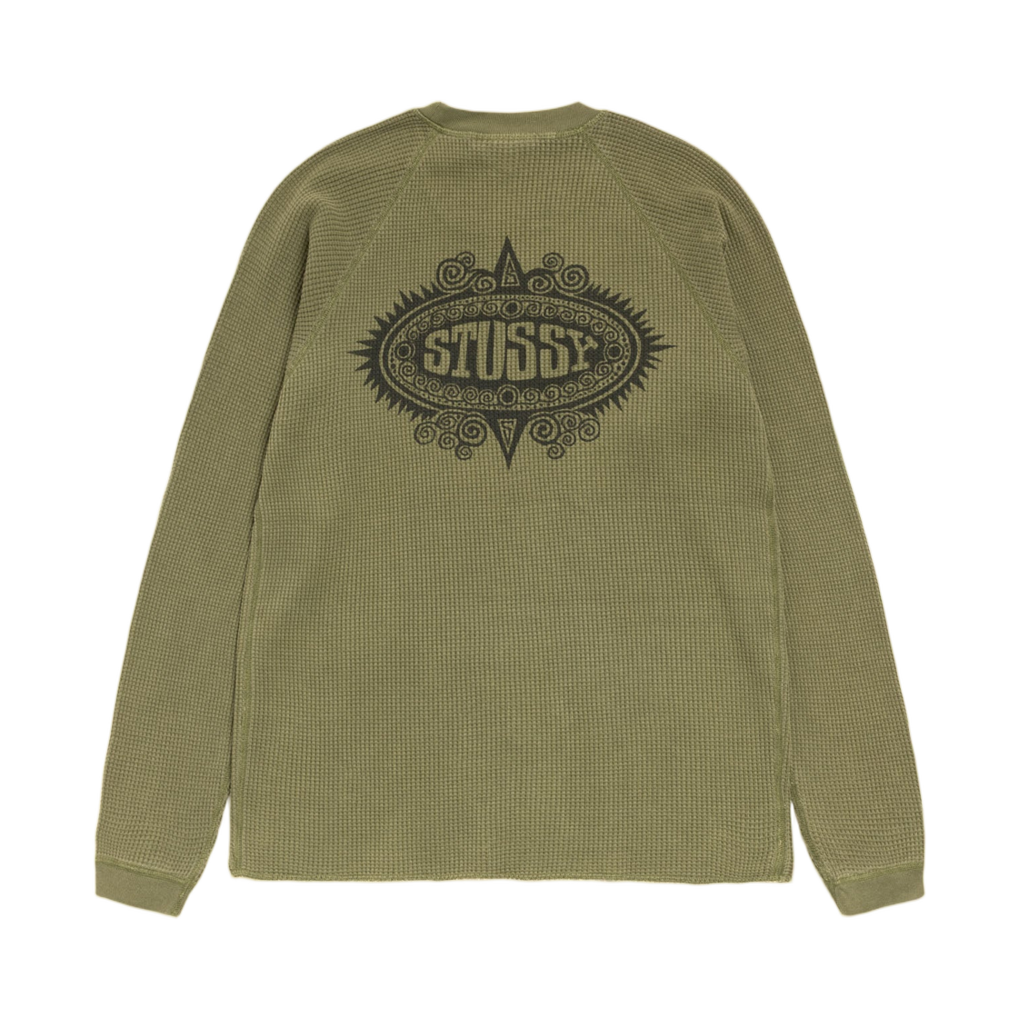 스투시 만트라 래글런 써멀 올리브(Stussy Mantra Raglan Thermal Olive) - 1