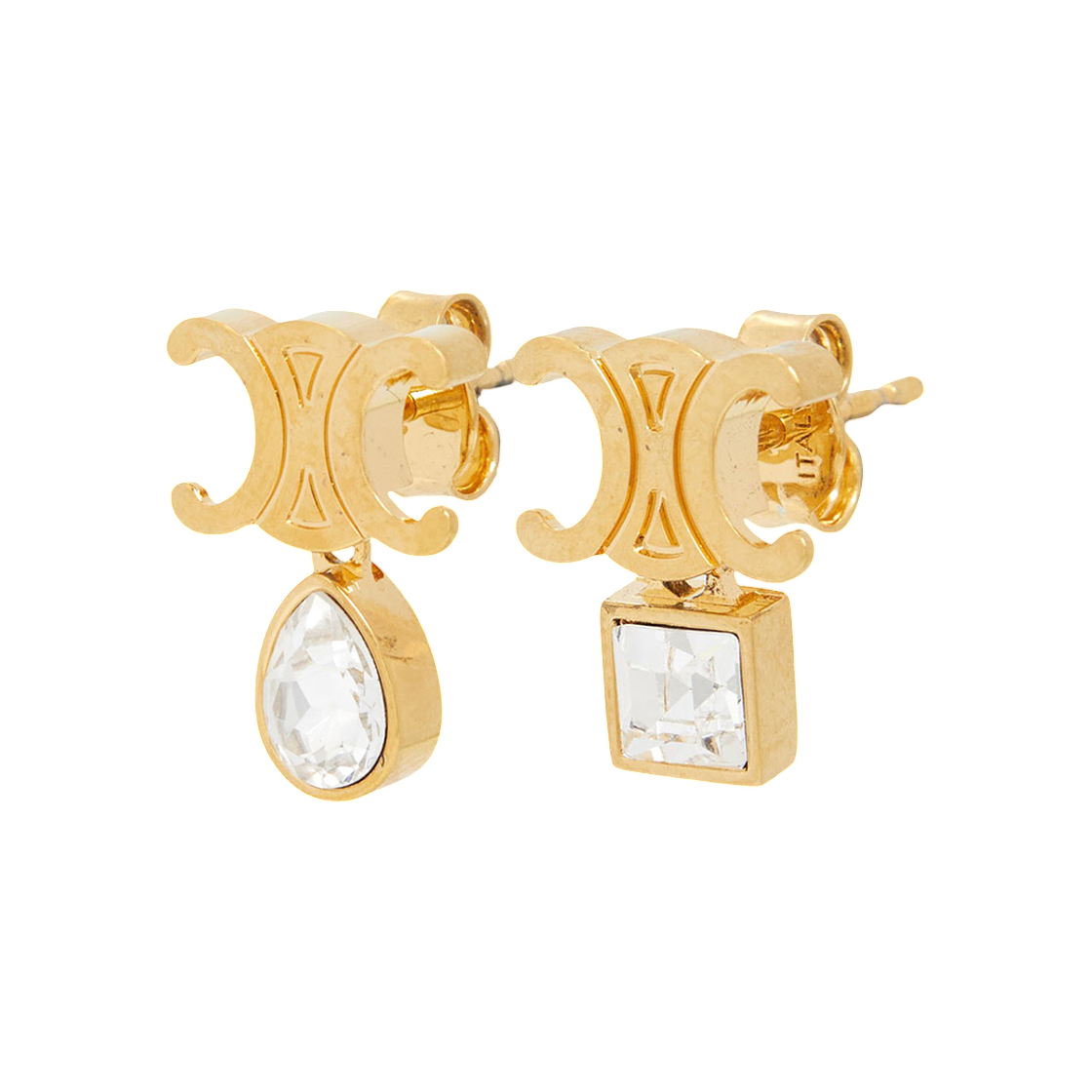 461VK6BRS-35OR (W) Celine Triomphe Twinkle Earring Gold