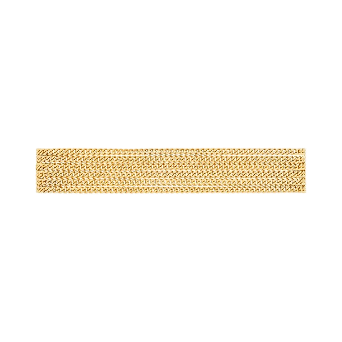 생로랑 메탈 카산드라 체인 브레이슬릿 브라스 골드(Saint Laurent Cassandre Chain Bracelet in Metal Brass Gold) - 2
