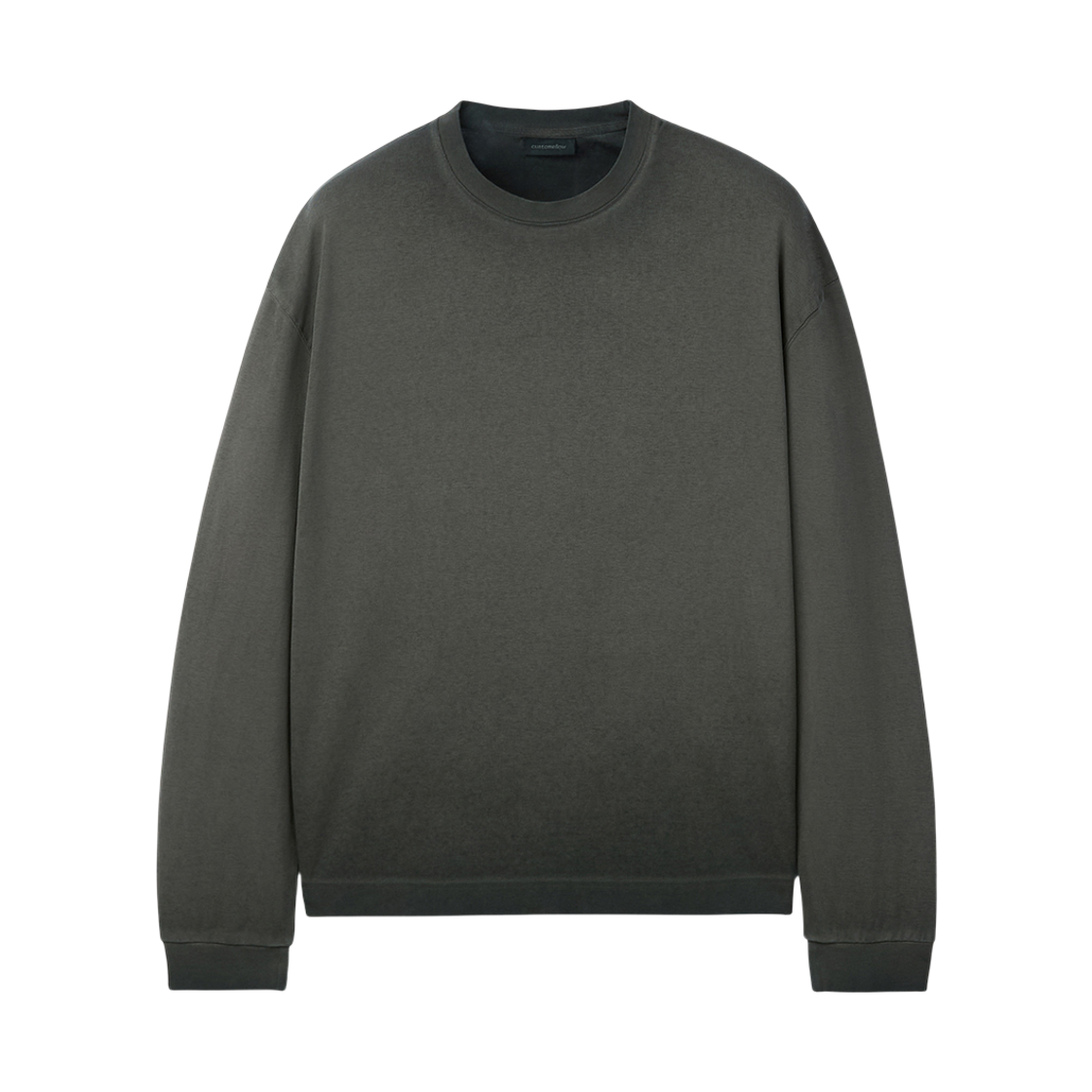 CWTAW25711BKX Customellow Dyed T-Shirt Black