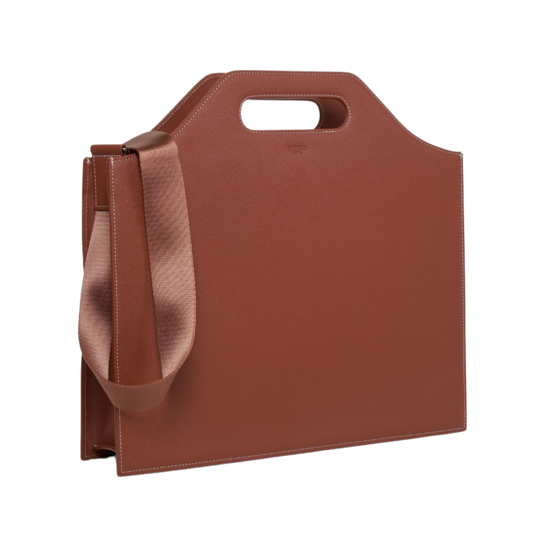 프록시엘 솔리드 브리프케이스 라지 브라운(PROXY.L Solid Briefcase Large Brown) - 1