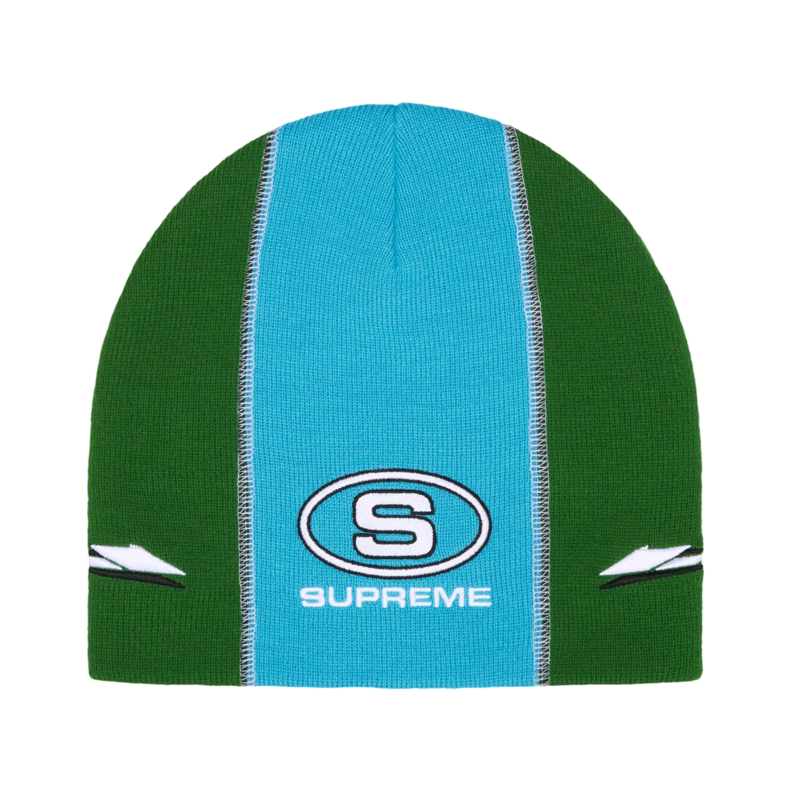 슈프림 레이싱 패널 비니 라이트 블루 - 25FW