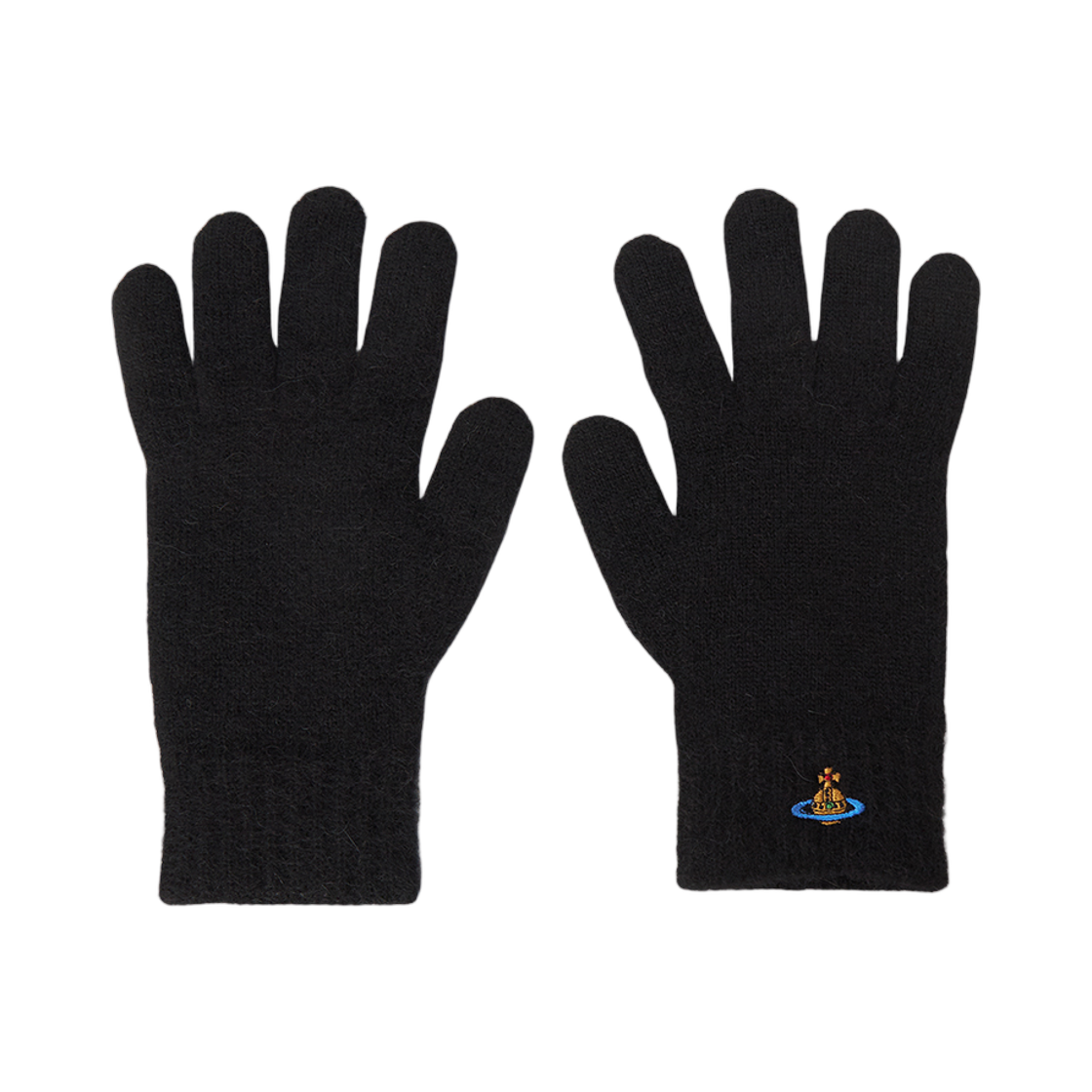 8202003B-K006A-N401 (W) Vivienne Westwood Gloves Black