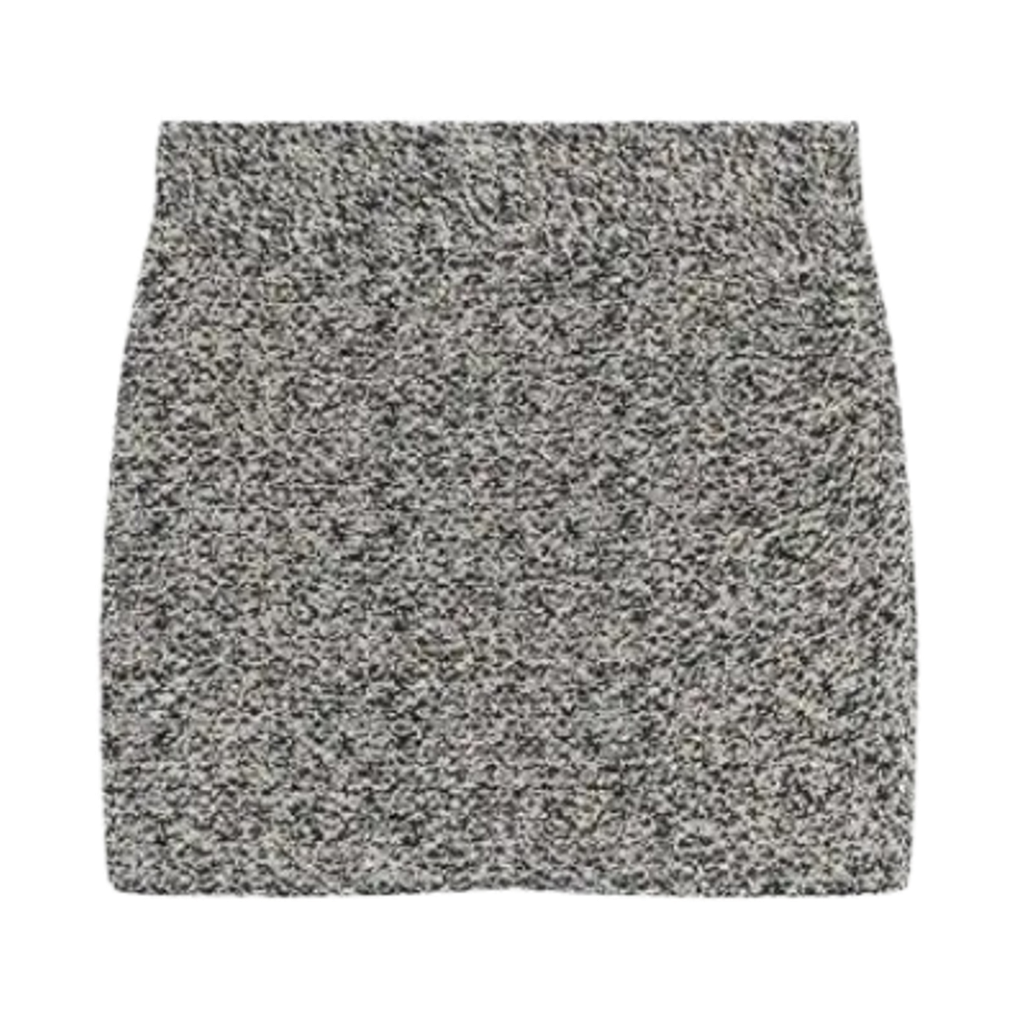 (W) 이로 호텐스 숏 드레이프 트위드 스커트 블랙((W) Iro Hortense Short Draped Tweed Skirt Black) - 1