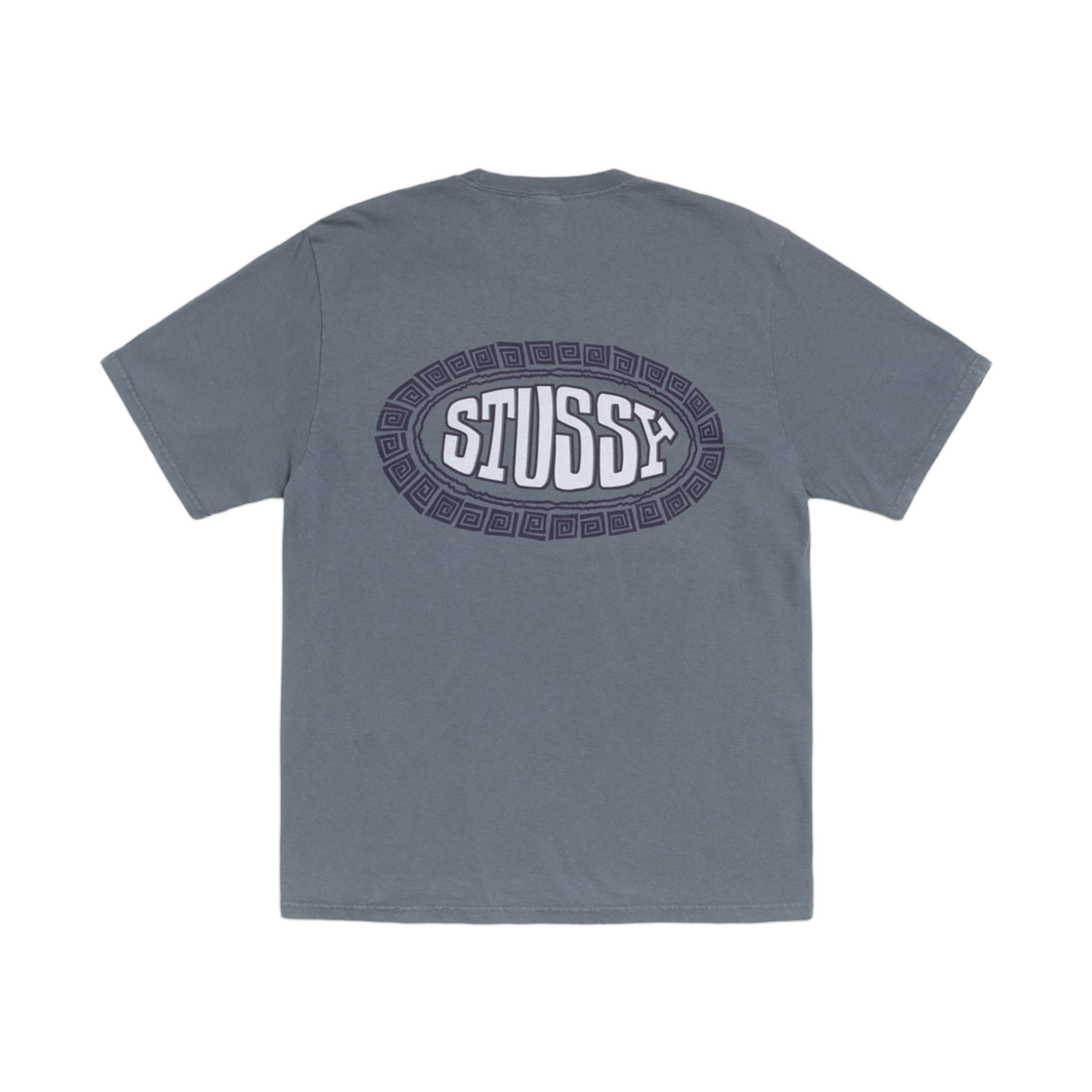 1905169 Stussy Tile Oval Pigment Dyed T-Shirt Navy