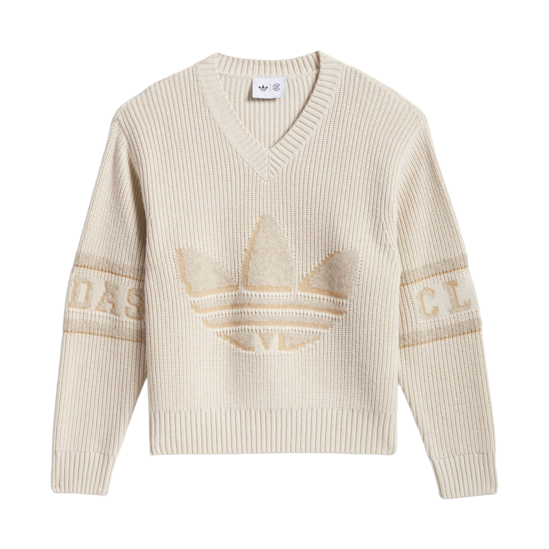 아디다스 x 에디슨 첸 클랏 크로셰 SST 트랙탑 웜 샌드스톤 - KR 사이즈(Adidas x Edison Chen Clot Crochet SST Track Top Warm Sandstone - KR Sizing)