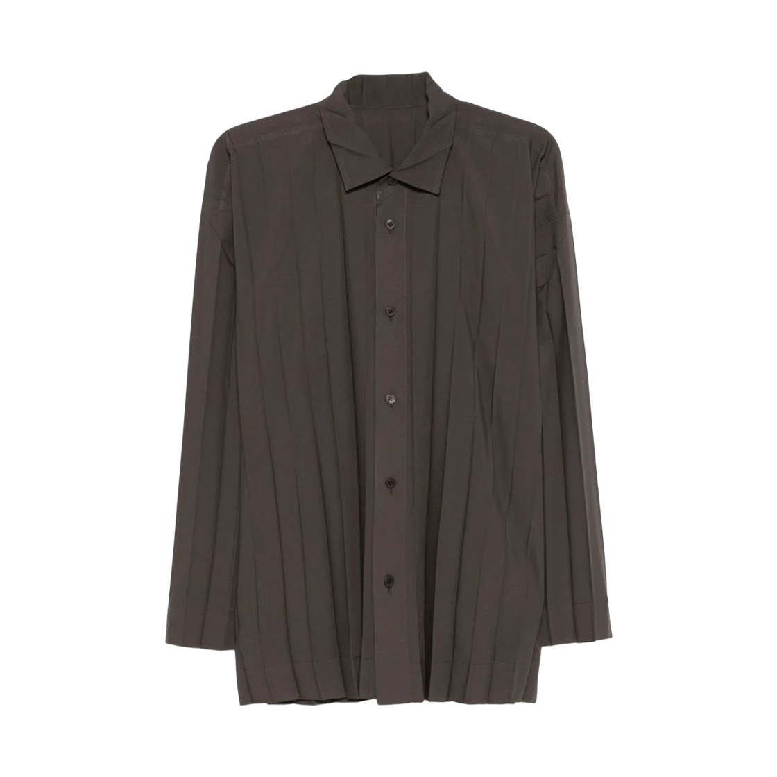 HP56-FJ306-14 Homme Plisse Issey Miyake Edge Shirt Charcoal