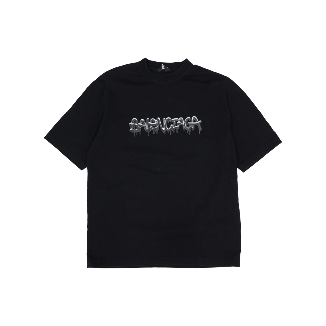 ITKVIMA9QUBS Balenciaga 612966 Slime T-Shirt - Black