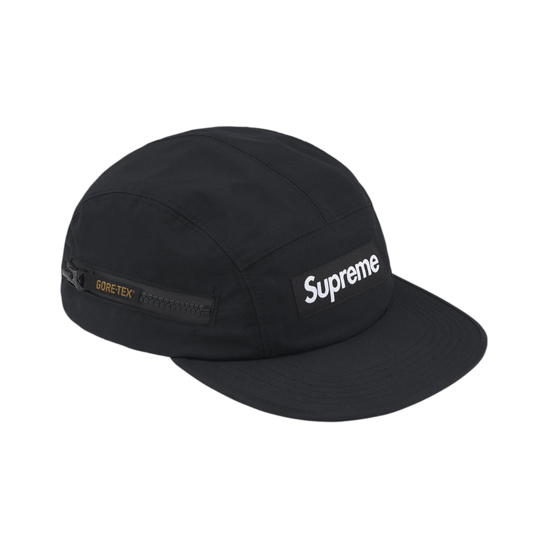- Supreme Gore-Tex Zip Pocket Camp Cap Black - 25FW