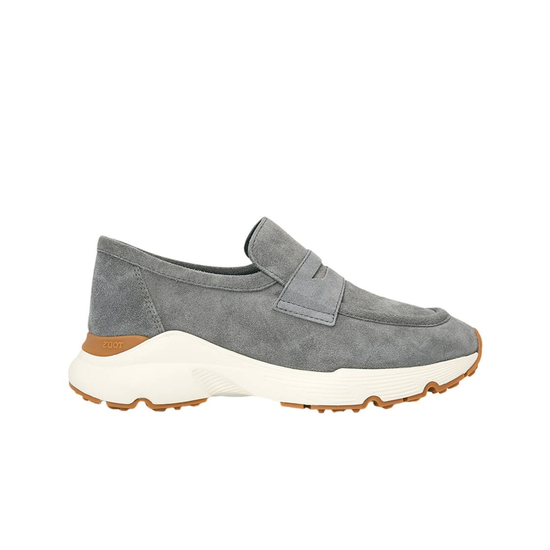 (W) 토즈 스포티 로퍼 스니커즈 그레이((W) Tods Sporty Loafers Sneakers Gray)