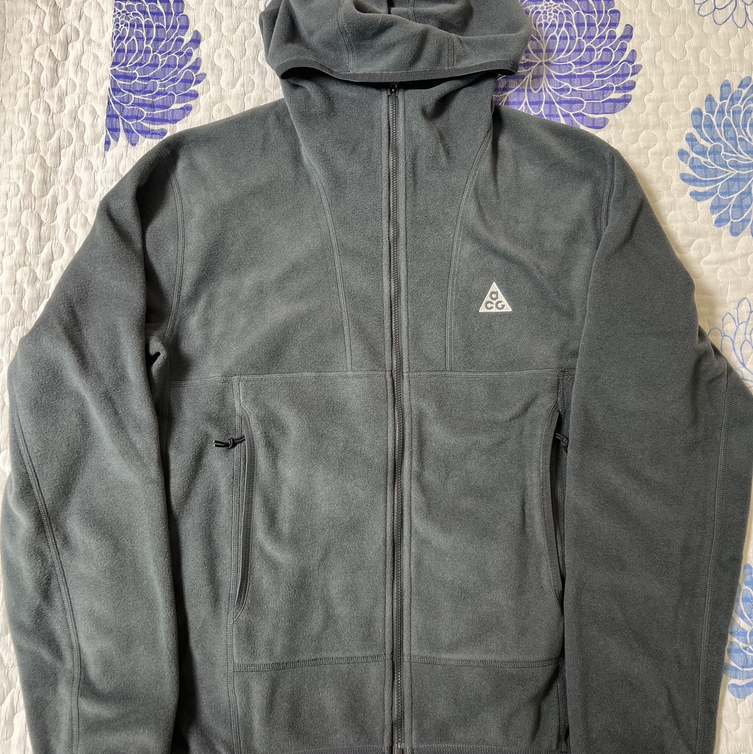 Nike ACG Polartec Wolf Tree Full Zip Top Anthracite - Asia 착용 스타일 - 1