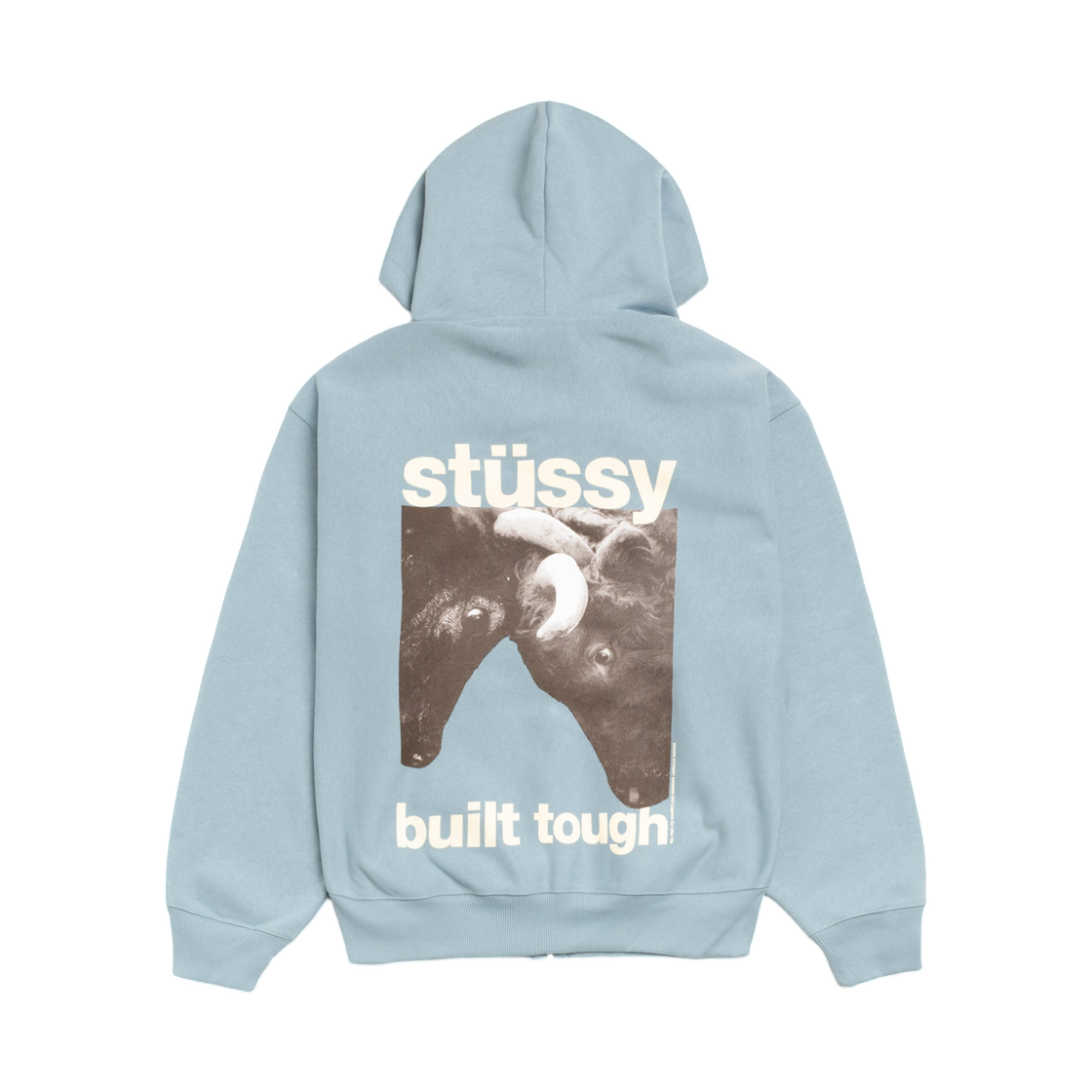1975172 Stussy Built Tough Zip Hoodie Slate