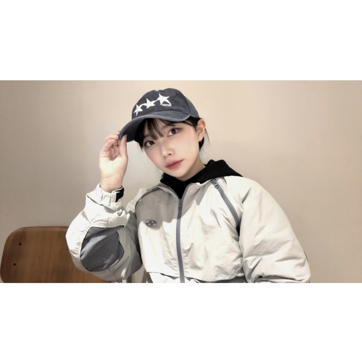 Sansan Gear Slash Zipper Jacket Light Grey - 24SS 착용 스타일 - 1
