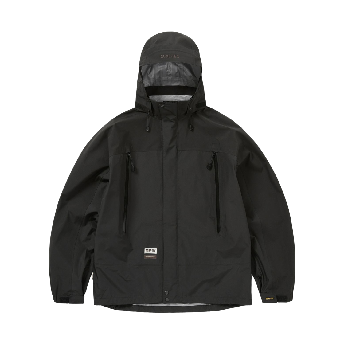 디스이즈네버댓 x 고어텍스 3L 올 웨더 자켓 블랙(thisisneverthat x Gore-Tex 3L All Weather Jacket Black)