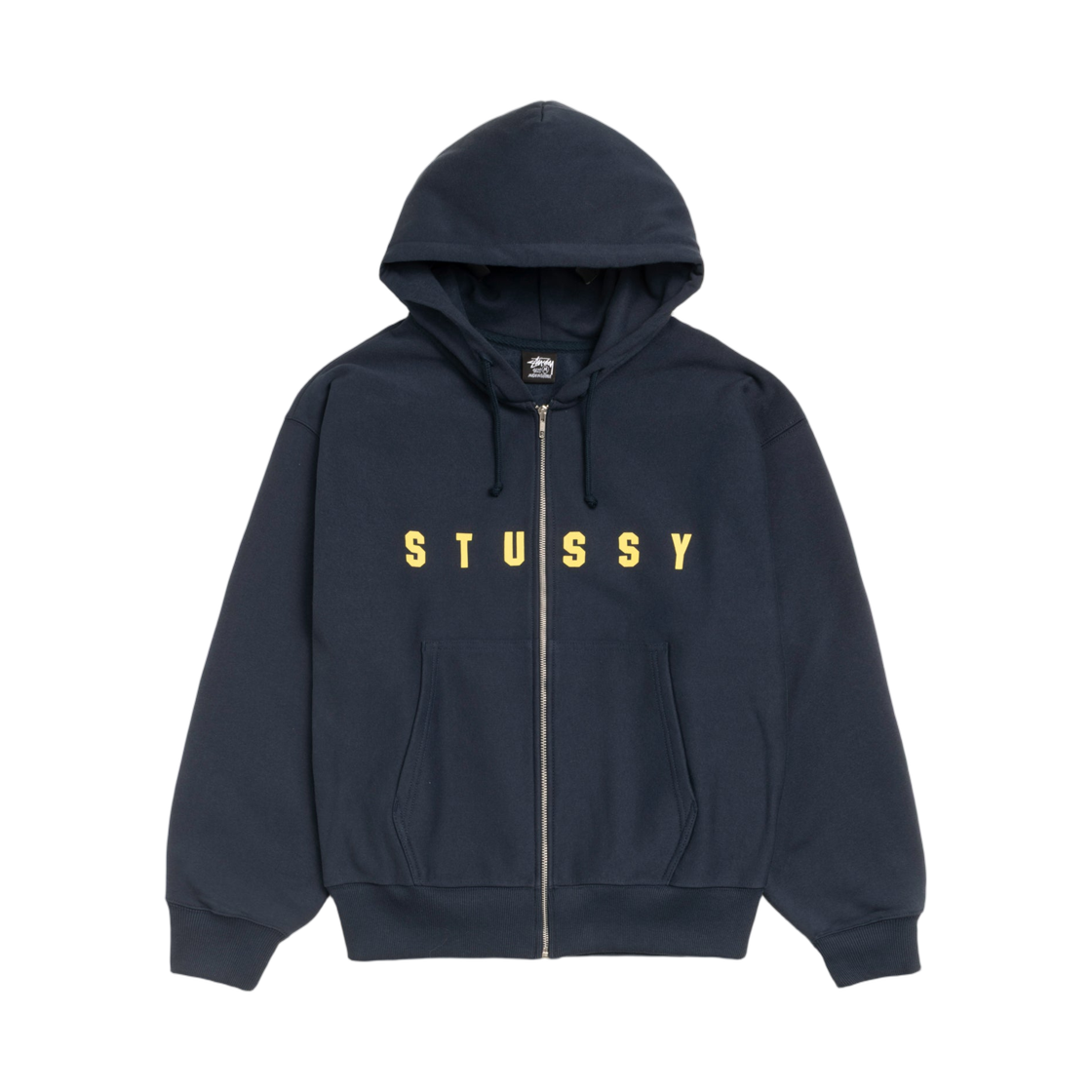 스투시 렌즈 후드 집업 네이비