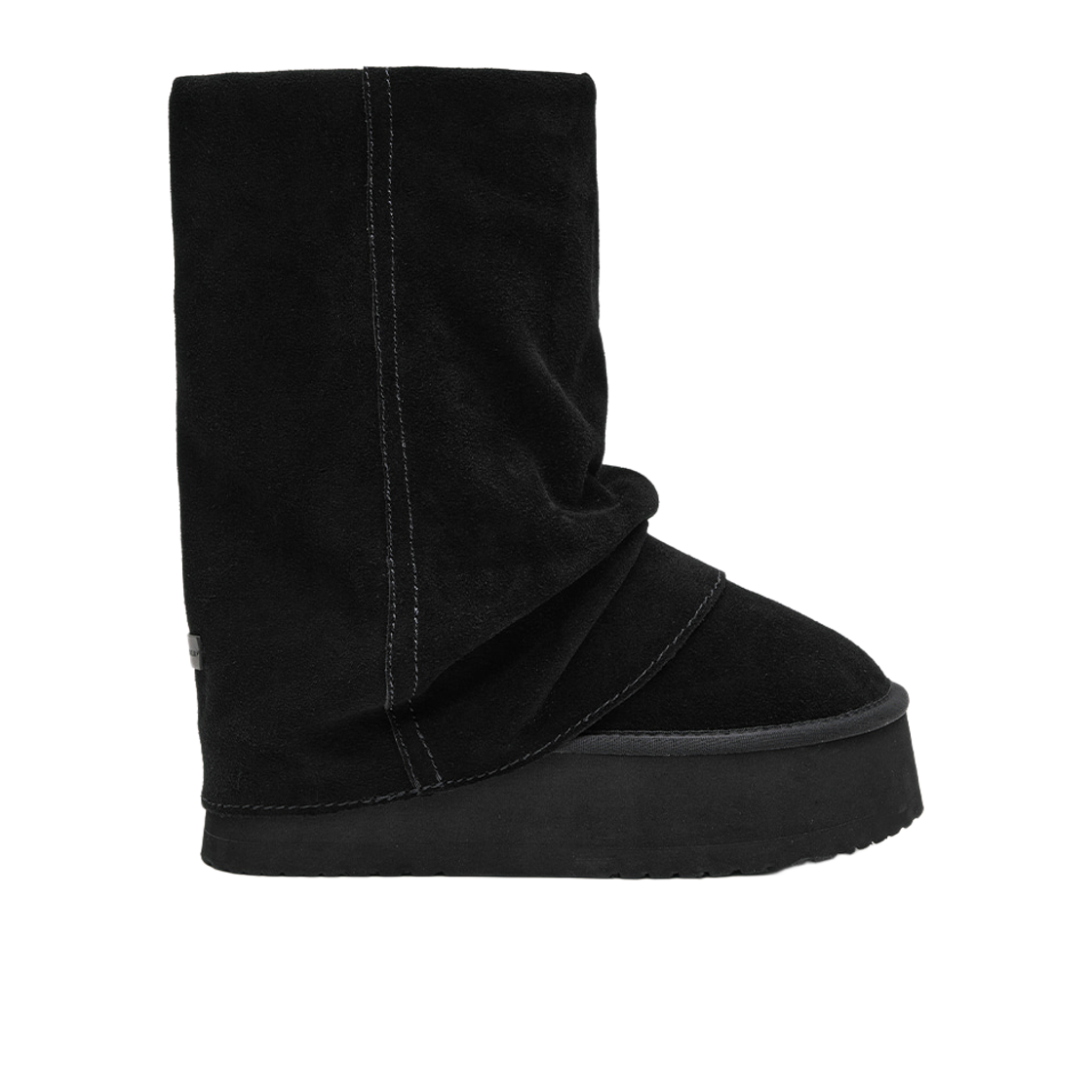 (W) 락피쉬웨더웨어 맥시 폴디드 부츠 미들 10인치 블랙((W) Rockfishweatherwear Maxi Folded Boots Middle 10 Inch Black)