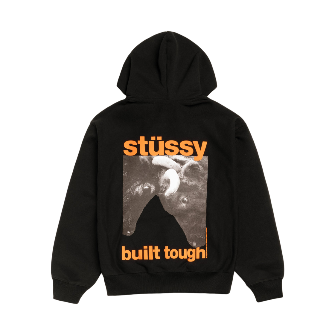 스투시 빌트 터프 후드 집업 블랙(Stussy Built Tough Zip Hoodie Black) - 1