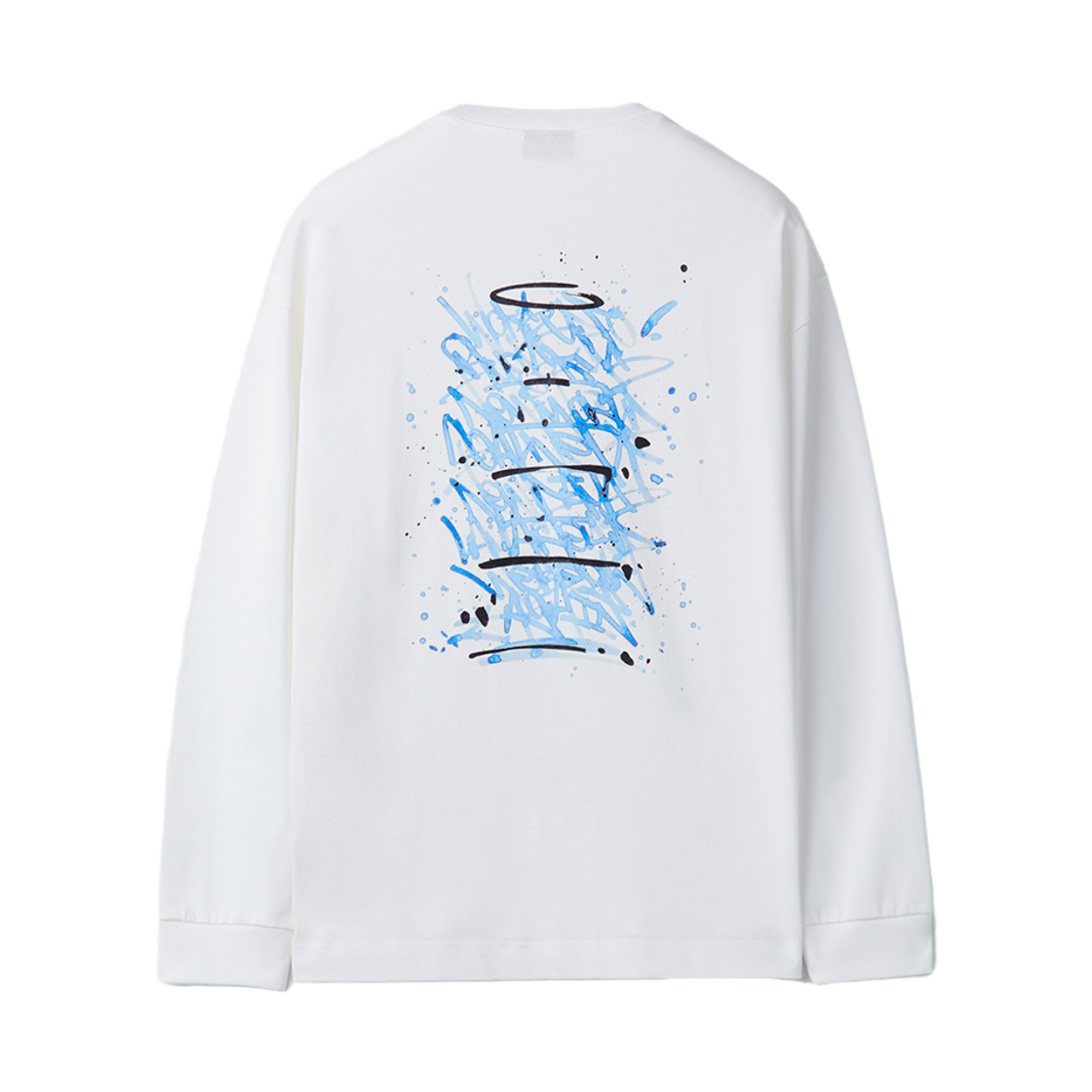 커스텀멜로우 BISCO SMITH 그래픽 티셔츠 화이트(Customellow Bisco Smith Graphic T-Shirt White) - 1