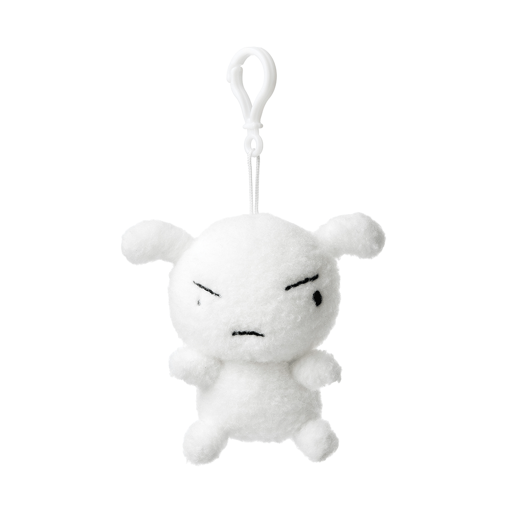 대원미디어 짱구는못말려 흰둥이 털로 만든 아기 흰둥이 키링(Daewonmedia Crayon Shin Chan Baby Shiro Plush Doll Keyring)