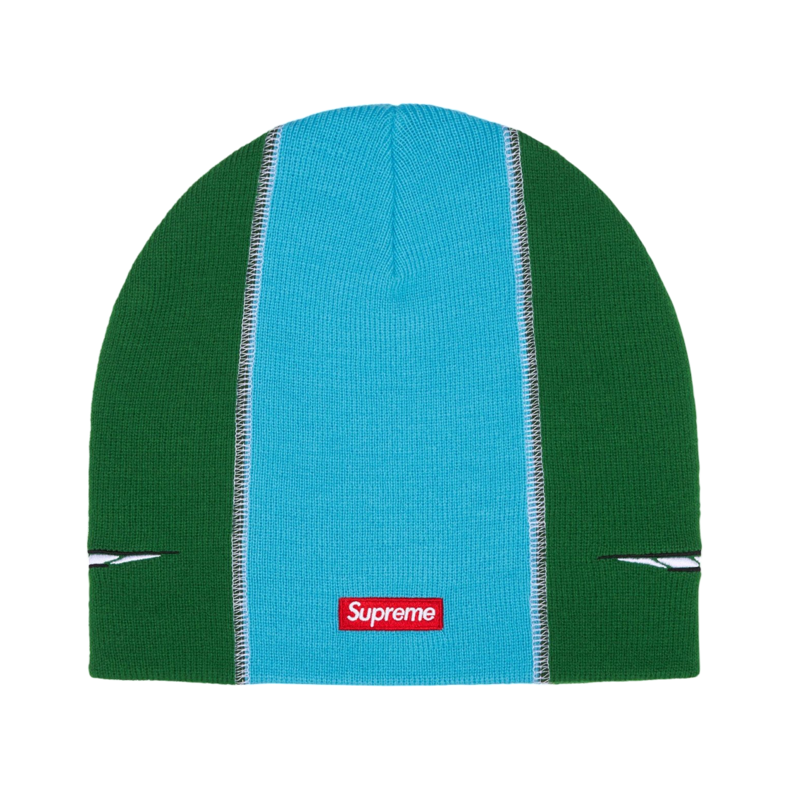 슈프림 레이싱 패널 비니 라이트 블루 - 25FW(Supreme Racing Panel Beanie Light Blue - 25FW) - 2