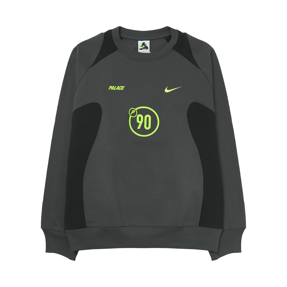 - Palace x Nike Total P90 Crew Grey - 25FW