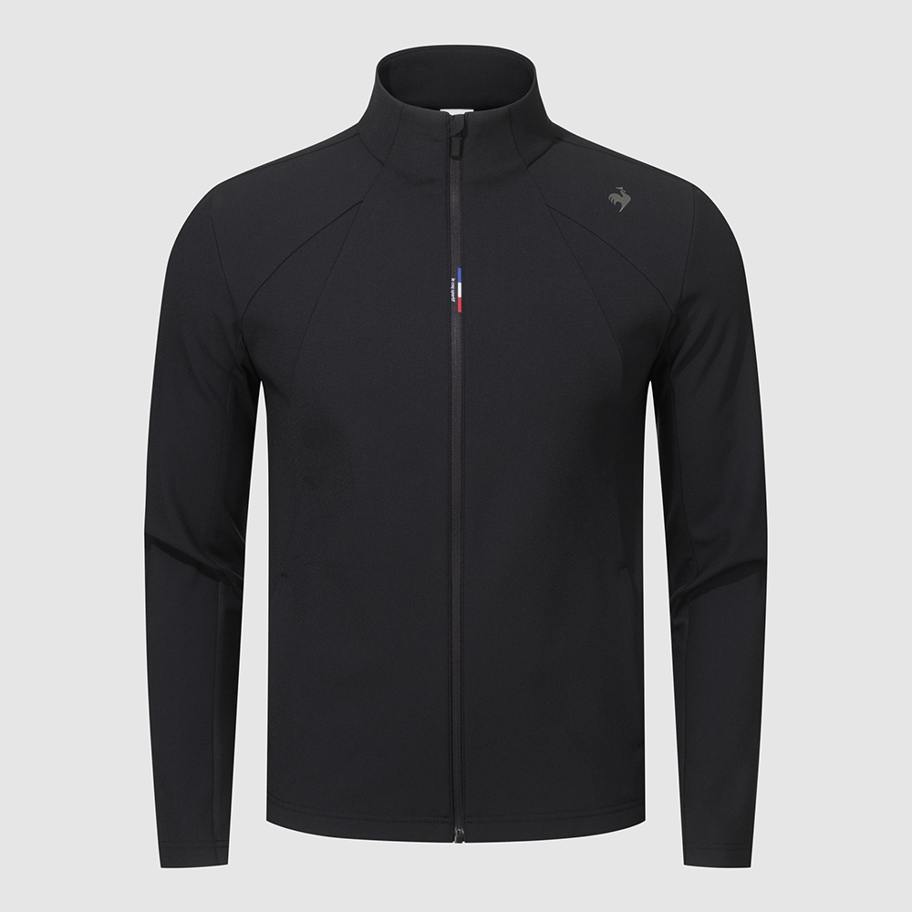르꼬끄 스포르티브 유니 레귤러핏 트리코트 기모 본딩 트랙탑 - 블랙(QQ423EFTO1)(le coq sportif Regular Fit Brushed Tricot Bonded Track Top Black) - 2