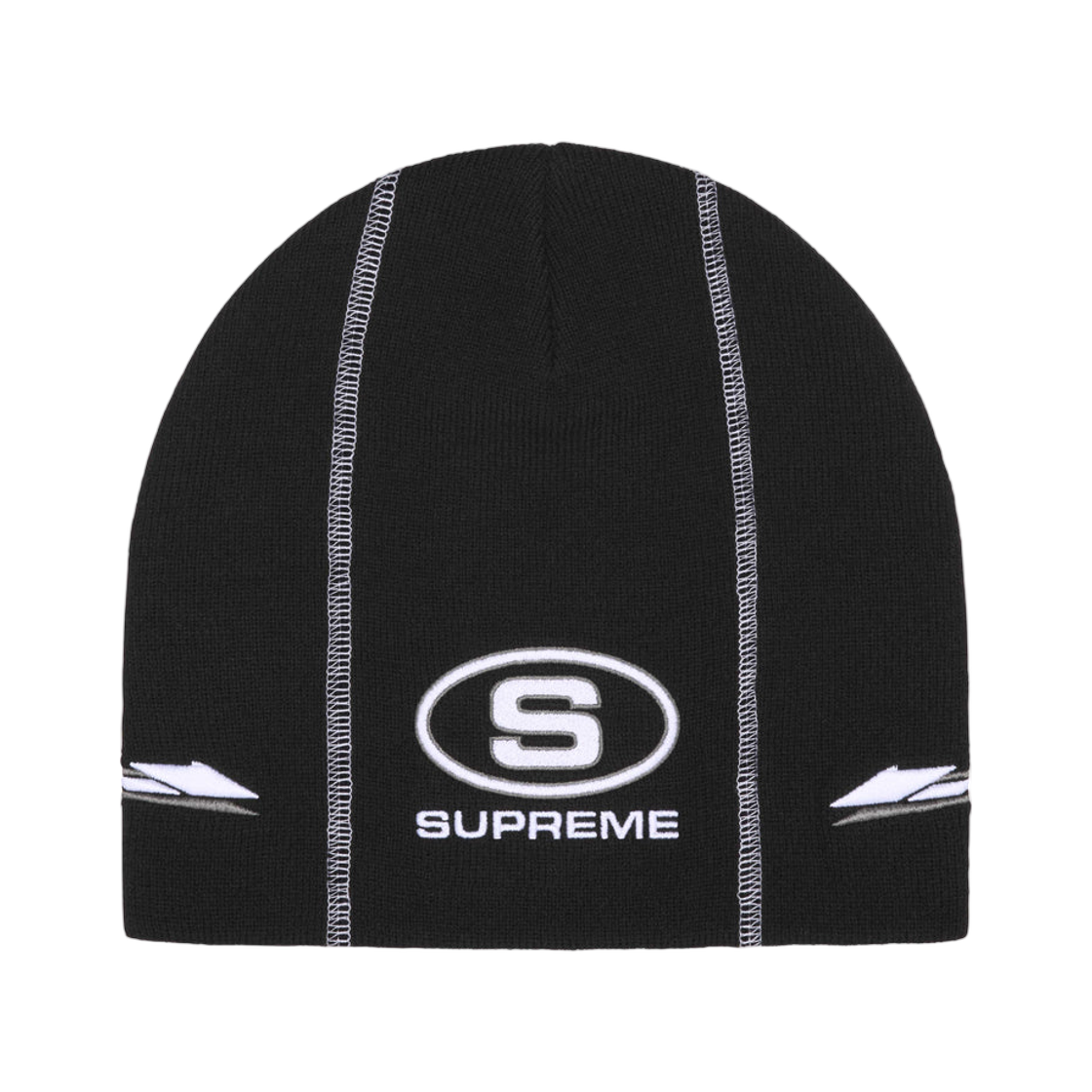 슈프림 레이싱 패널 비니 블랙 - 25FW(Supreme Racing Panel Beanie Black - 25FW) - 2