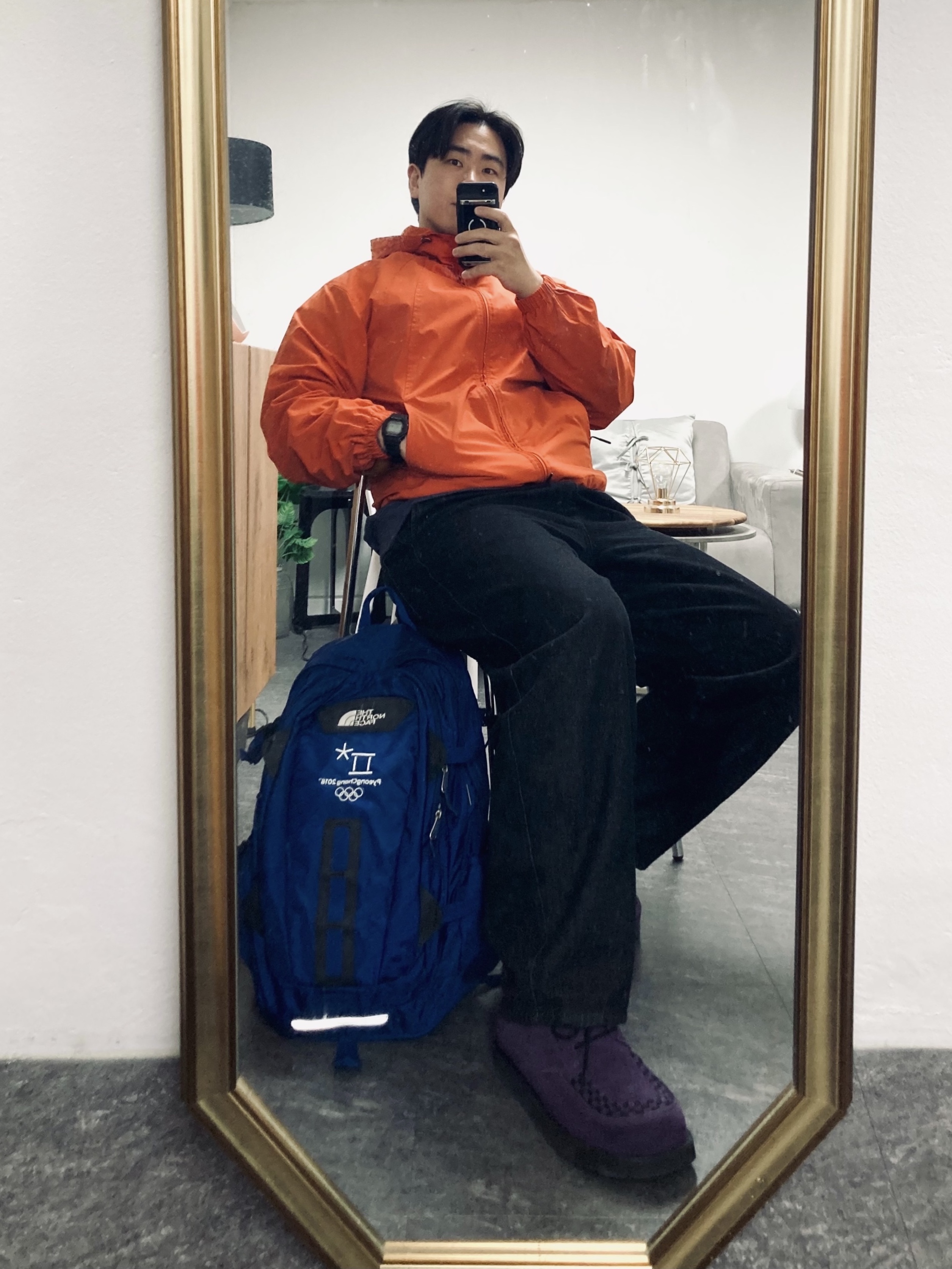 Romantic Move Bowie Winter Shoes SU Purple 착용 스타일