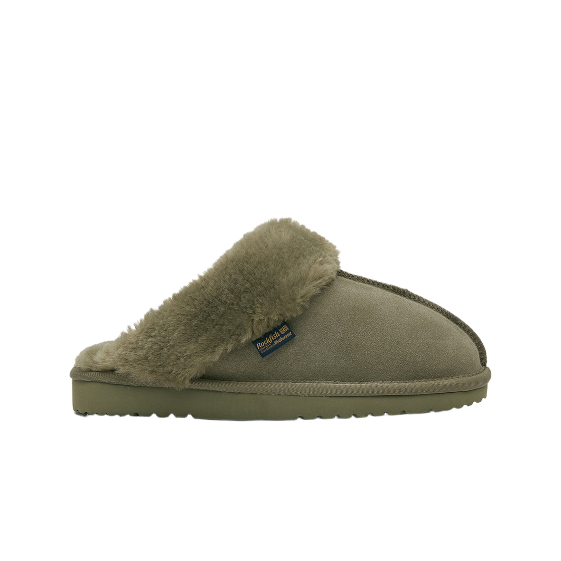 (W) 락피쉬웨더웨어 오리지널 윈터 슬리퍼 카키((W) Rockfishweatherwear Original Winter Slippers Khaki)