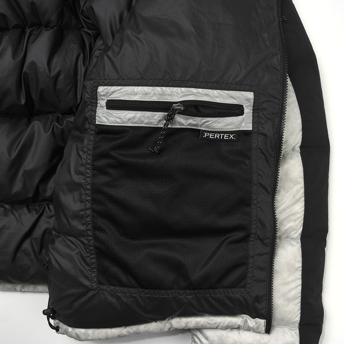 스투시 x 마운틴 하드웨어 서브제로 다운 자켓 문샷 그레이 블랙(Stussy x Mountain Hardwear Subzero Down Jacket Moonshot Grey Black) - 5