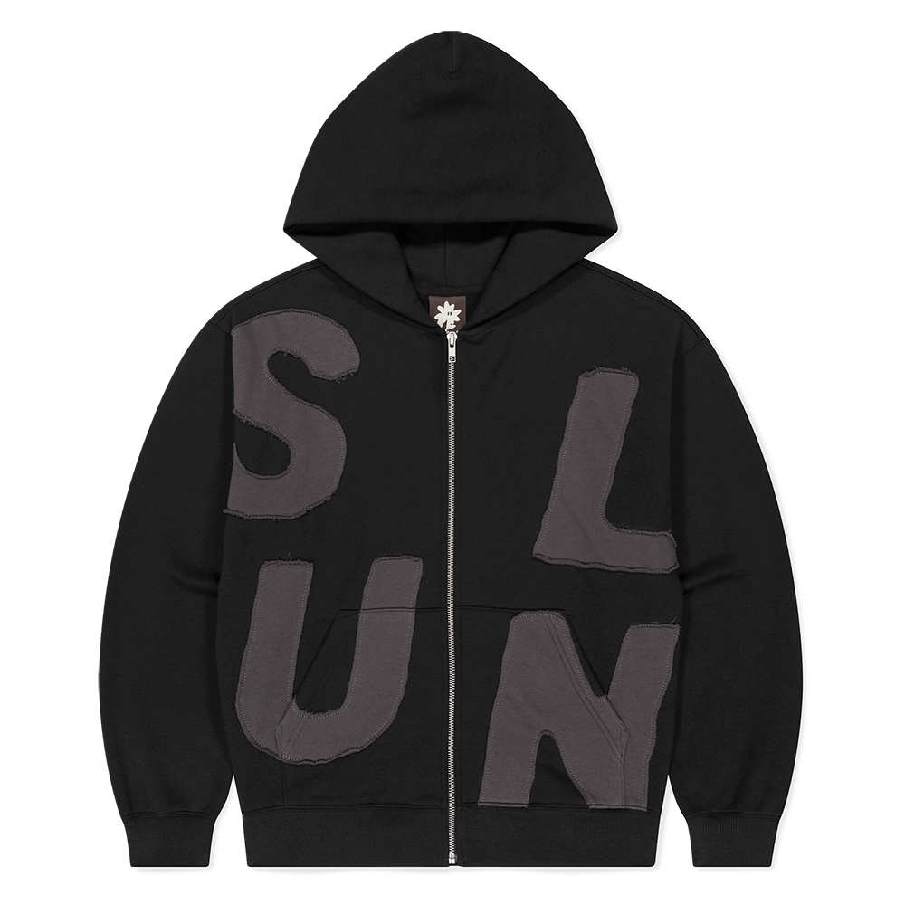 SLCO0TSWHZ02BK [트리플적립]SUNLOVE Capital Brushed Zip Up Hoodie Black