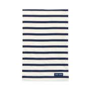 Saint James Stripe Muffler Navy Ivory