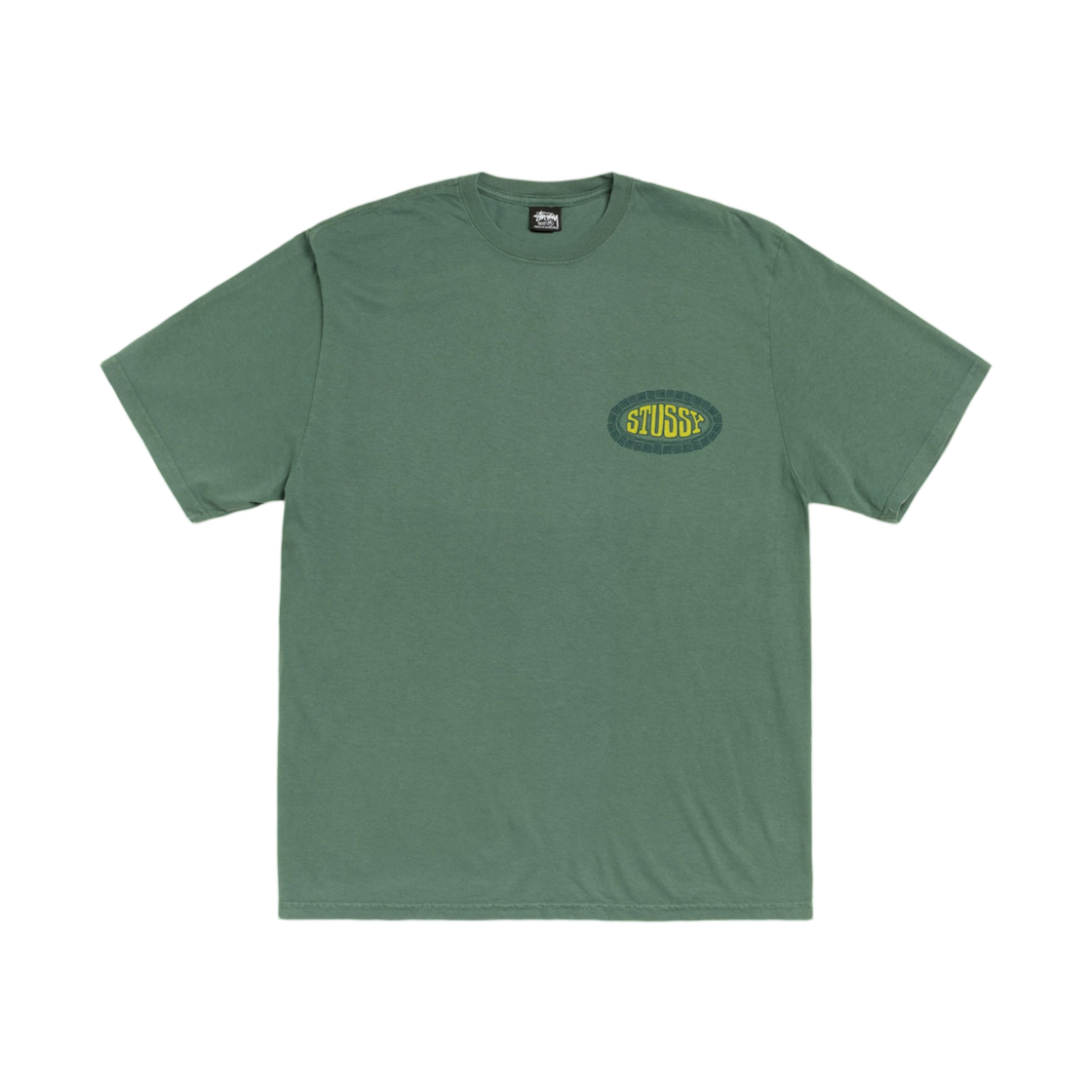 스투시 타일 오벌 피그먼트 다이드 티셔츠 파인(Stussy Tile Oval Pigment Dyed T-Shirt Pine) - 2
