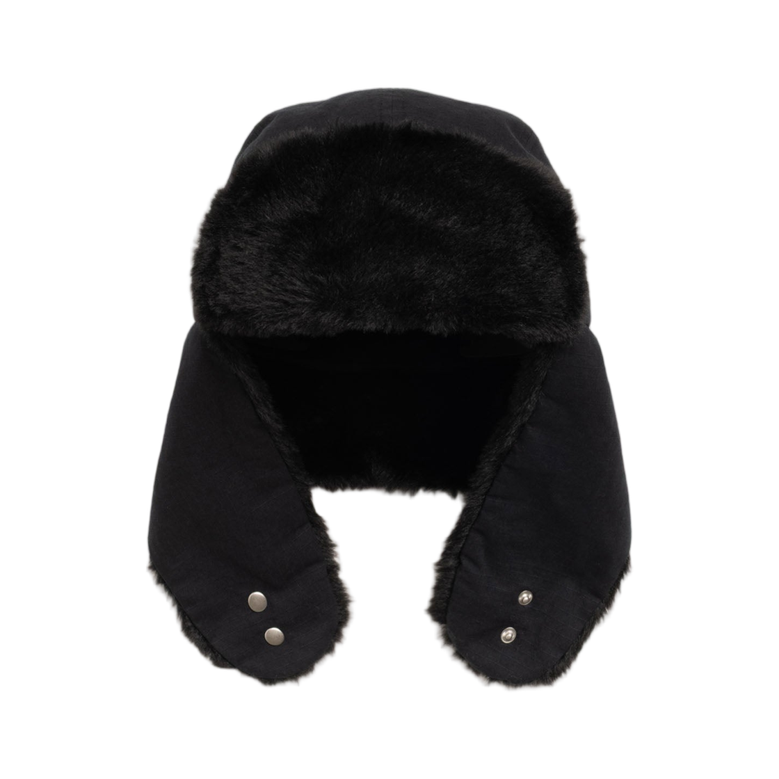 1311193 Stussy Ripstop Trapper Cap Black