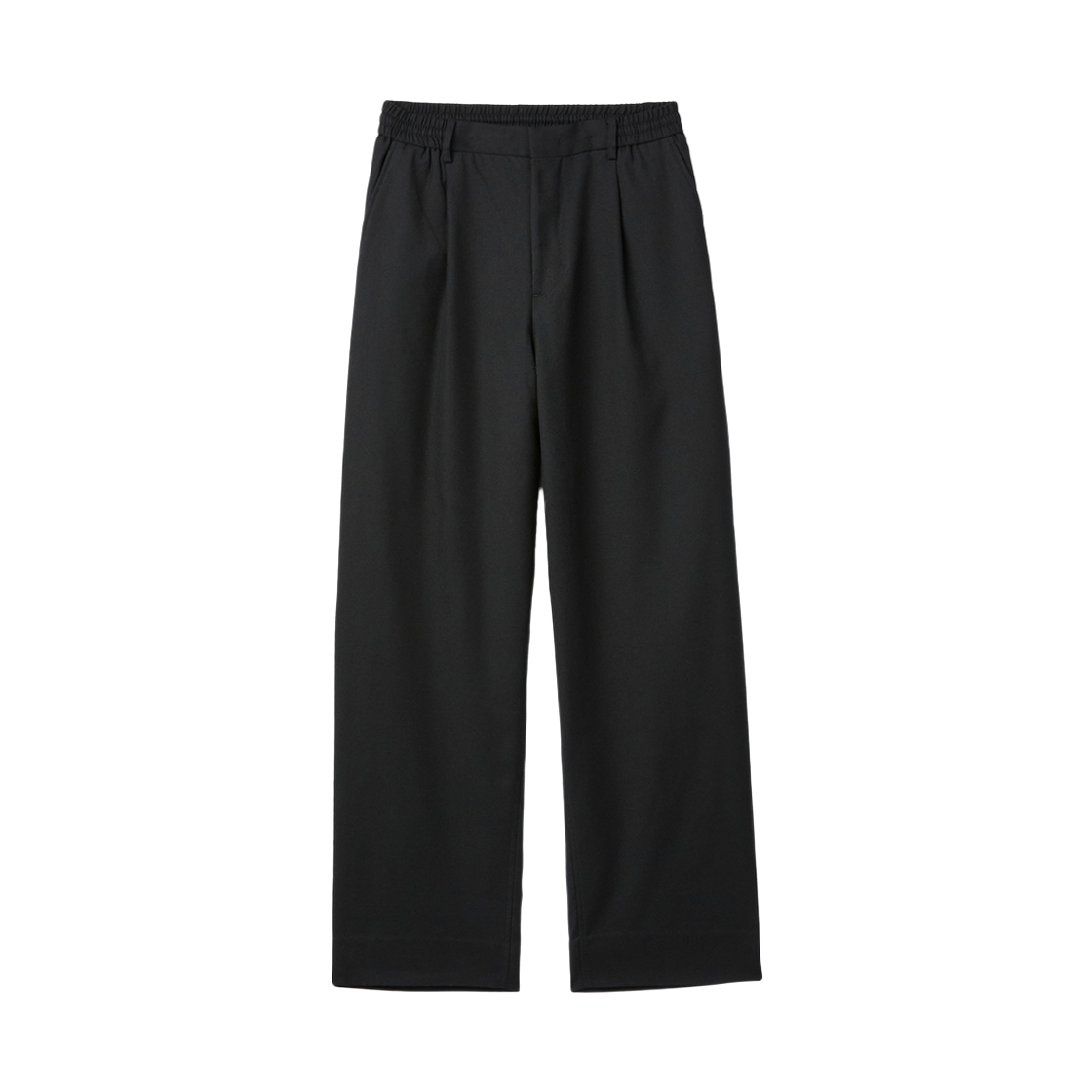 CWPAW25642BKX Customellow Wide Fit Cotton Wool Setup Pants Black