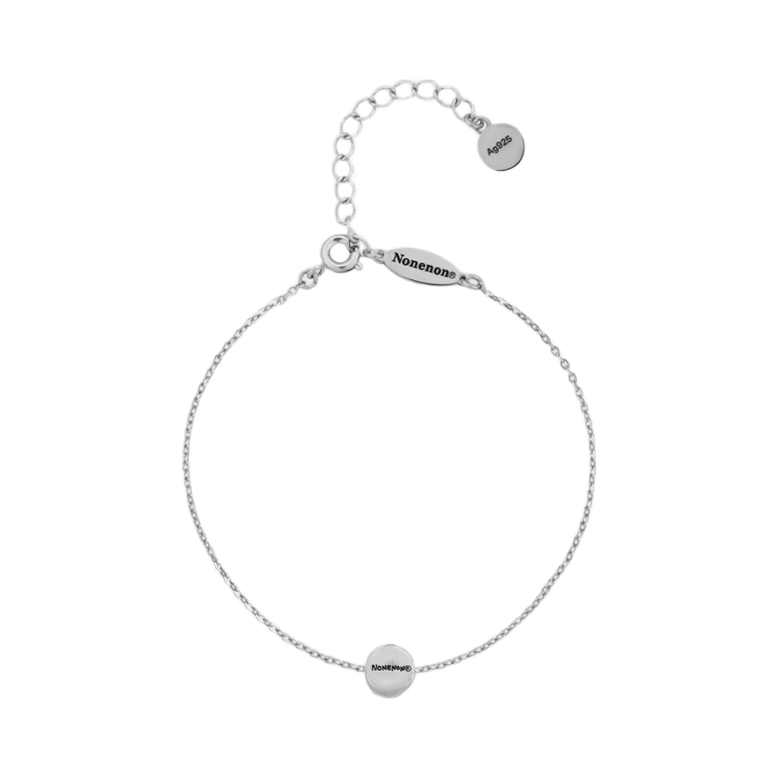 논논 프라이드 스마일 브레이슬릿 실버925 S(Nonenon Fried Smile Bracelet Silver925 S) - 2