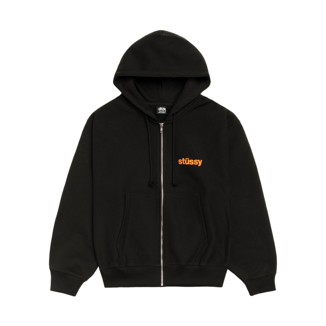 스투시 빌트 터프 후드 집업 블랙(Stussy Built Tough Zip Hoodie Black) - 2