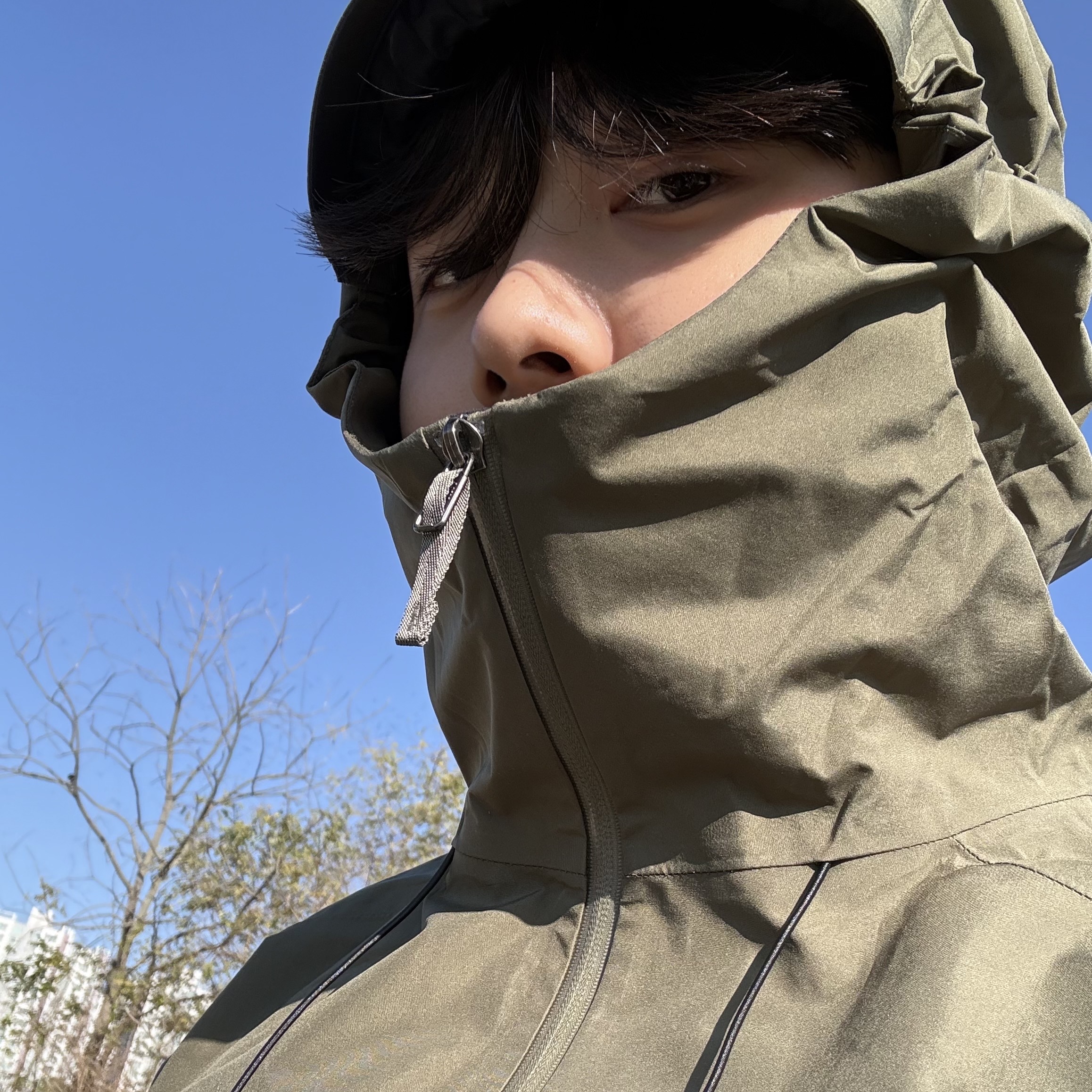 Arc'teryx Beta LT Jacket Tatsu 착용 스타일 - 1