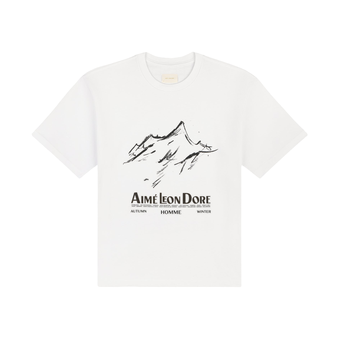 - Aime Leon Dore Summit T-Shirt Bright White